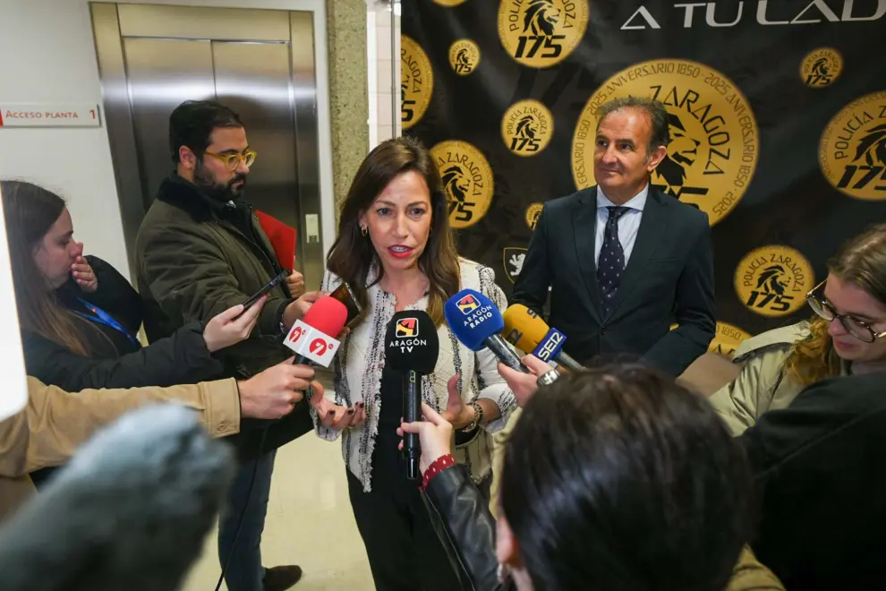 Anuncio de nuevos agentes por la alcaldesa Natalia Chueca