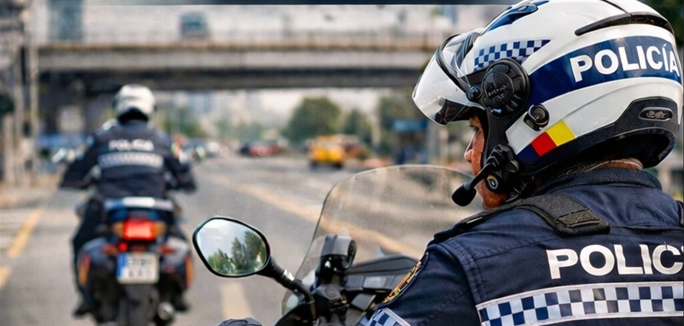 Prevención de riesgos laborales en patrullas en motocicleta policial