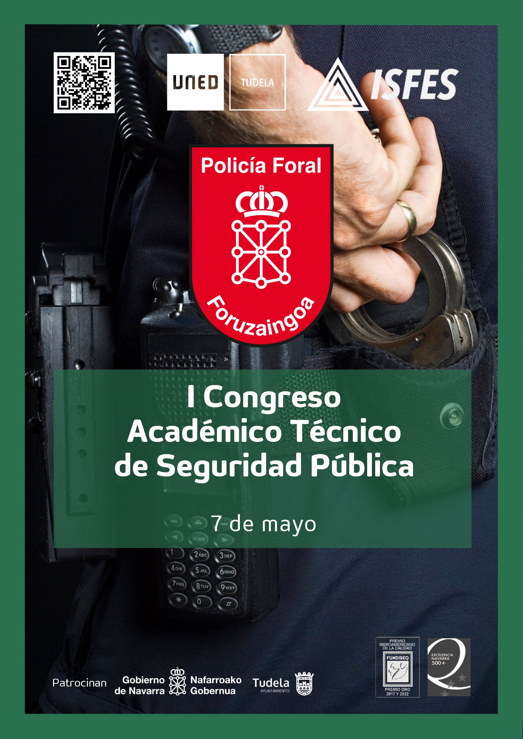 Acceso al I Congreso Académico Técnico de Seguridad Pública (Miembros de la Policía Foral de Navarra y Policías Locales/Municipales de Navarra)